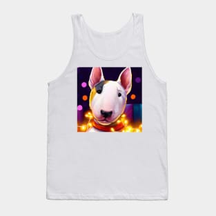 Cute Bull Terrier Drawing Tank Top